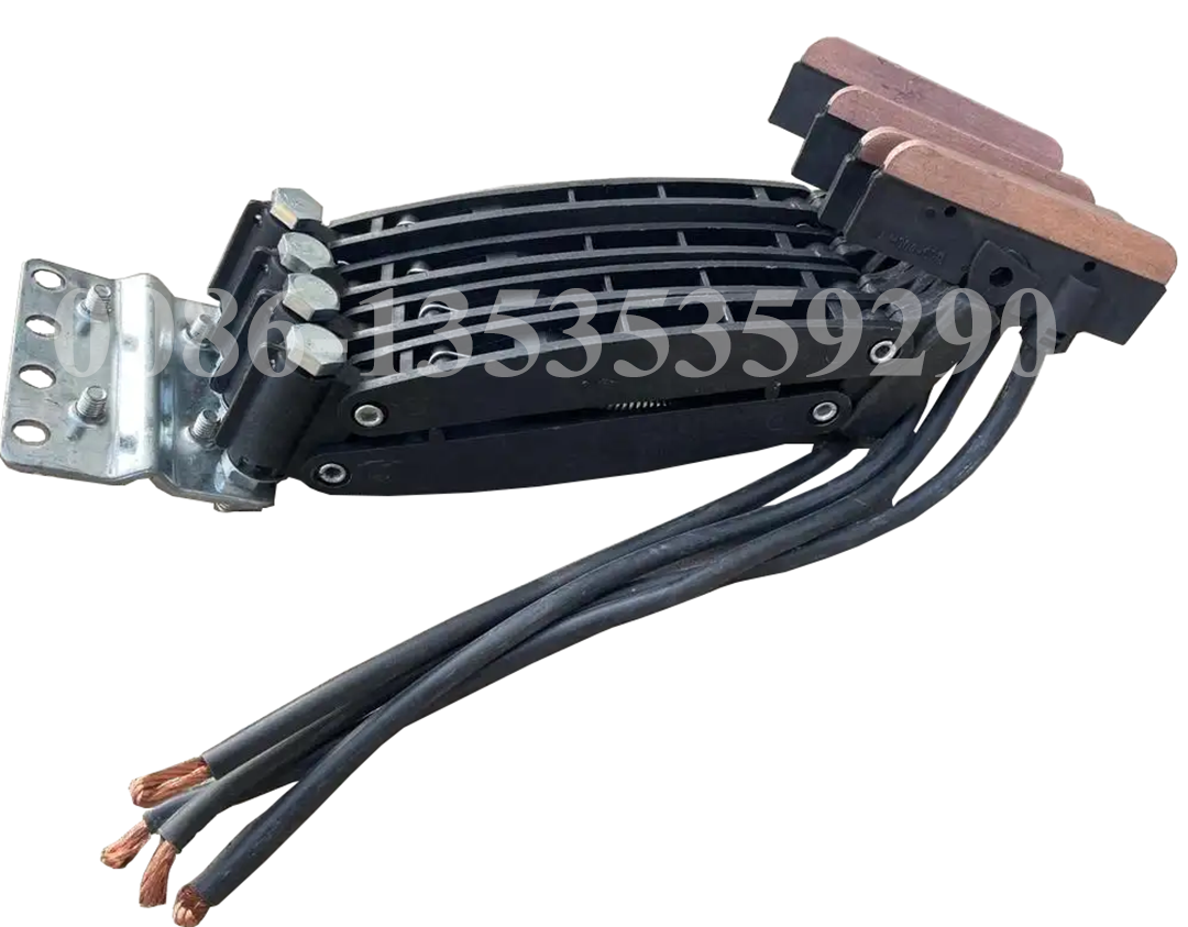 Aluminum profile extrusion puller part seamless bus bar current collector brush