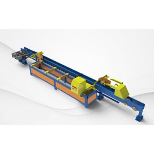 3.5 inches 4 inches Fully automatic 3 heads aluminium extrusion double puller machine(simple type)