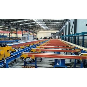 Aluminum profile extrusion handling table