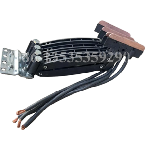 seamless bus bar current collector brush