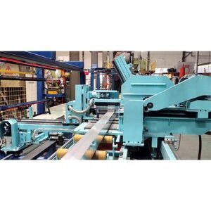 Fully automatic 10 inches 2750T 3000UST 3 heads aluminium extrusion double puller machine