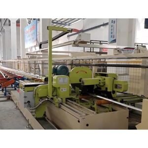 Fully automatic 6 inch, 7 inches 3 heads aluminium extrusion double puller machine