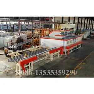 10 inches multi aluminium log heating furnace aluminum multiple billet furnace with hot shear