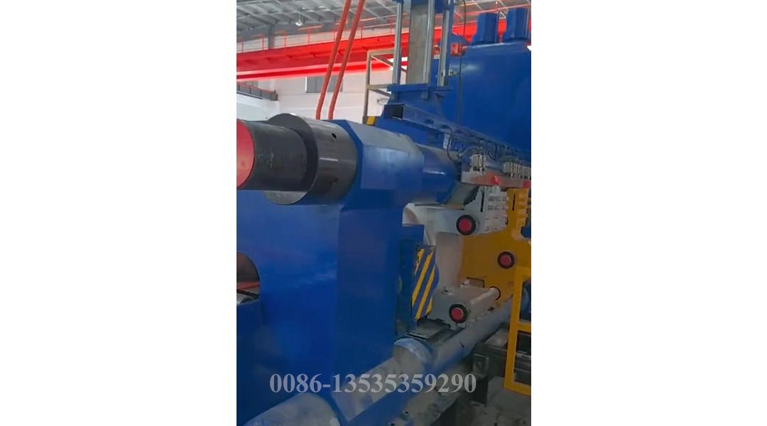 copper extrusion press