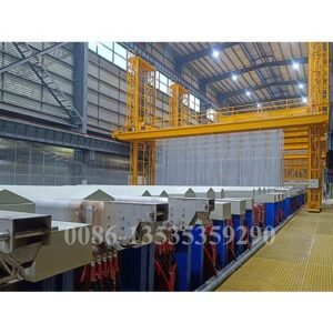 vertical anodizing line