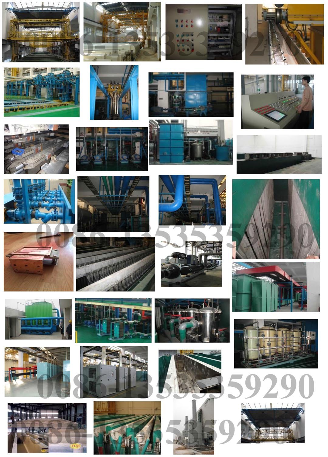 aluminum profile anodizing line supply scope