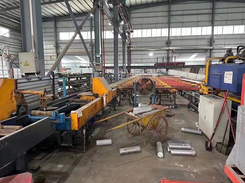 Second hand aluminum extrusion line